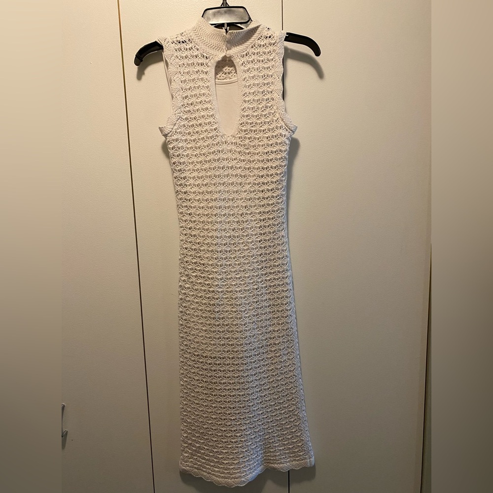 Revolve White Midi Dress - Picture 6 of 8